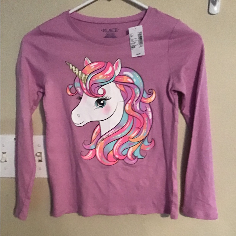 Girls Children Place Graphic Tee Size M (7/8)